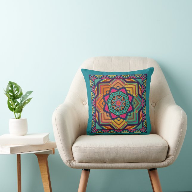 Almofada Colorir Mandala (Cadeira)