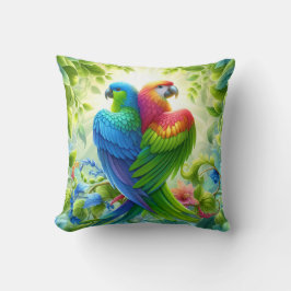 Almofada Colourful bird Throw Cushion