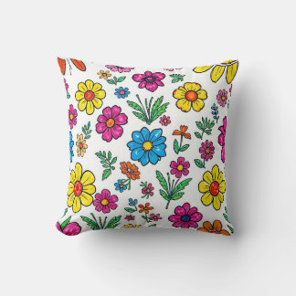 Almofada colourful floral cushion 