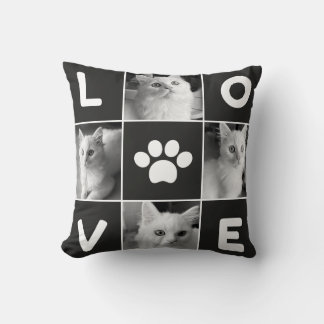 Almofada com Impressão de Pata de Gato Personaliza