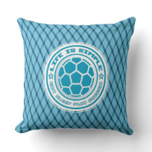 Coma, Dorme, Jogue Travesseiro decorativo De Futeb