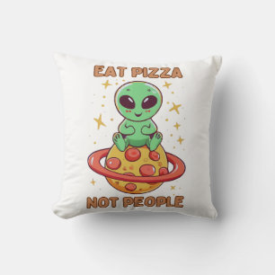 Almofada Coma pizza não pessoas