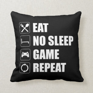 Almofada Coma, Sem Dormir, Jogo, Repita - Jogo Engraçado
