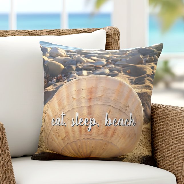 Almofada Coma Sleep Beach Seashell California Fotografia Sc (Criador carregado)