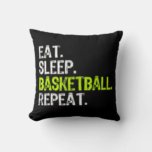 Almofada Coma um taco Legal no jogo de basquete Repetitivo