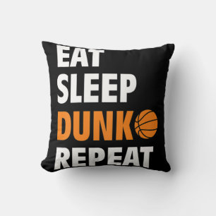 Almofada Come Sleep Dunk Repete Bball de Basquete Divertido