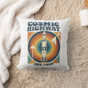 Almofada Comic Highway – Diversão Pop Art para Fãs de Quadr