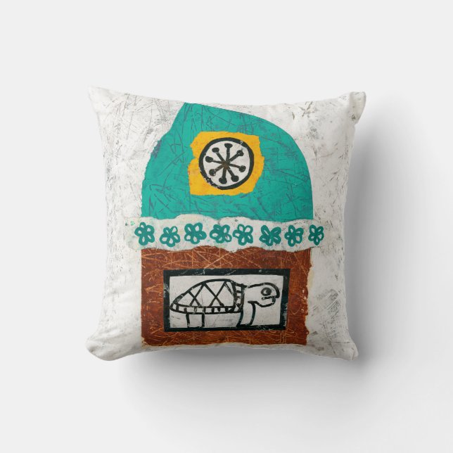 Almofada Comichão De Tartaruga Para Um Travesseiro decorati (Frente)