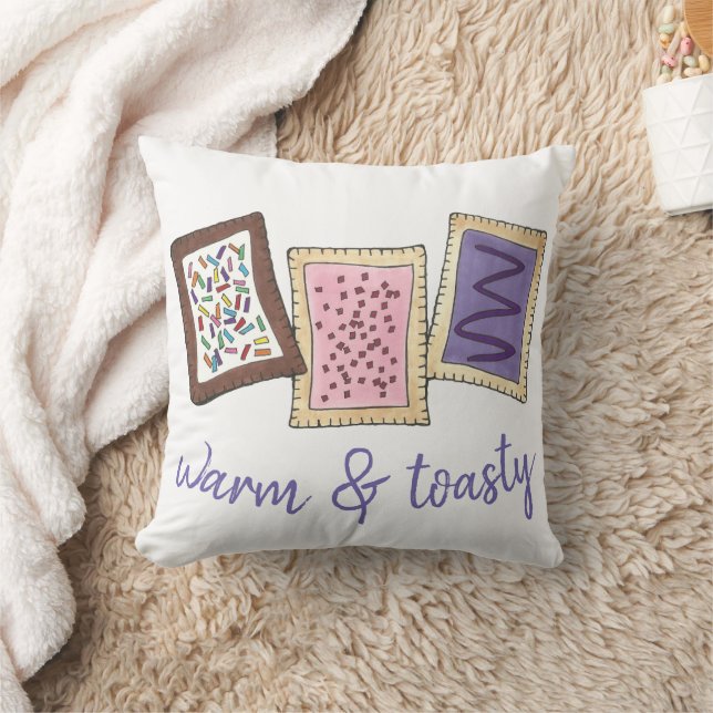 Almofada Comida de pastelaria quente e sofisticada do café  (Cobertor)