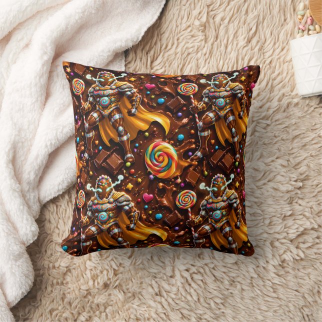 Almofada Como é o travesseiro de sonho de chocolate doce li (Cobertor)