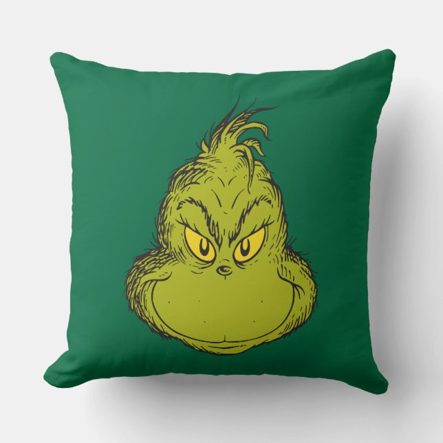 Almofada Como o Grinch Roubou o Natal Clássico Grinch (Frente)