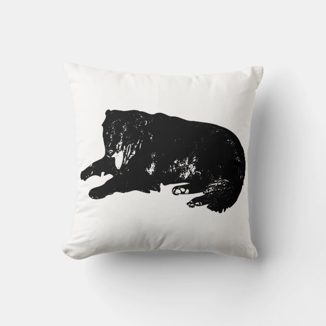 Almofada Companheiro de Canto Cozy em Monocromo (Frente)