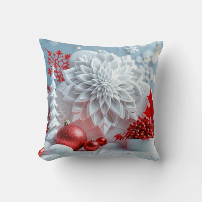 Almofada Composição Flor de Inverno (Frente)