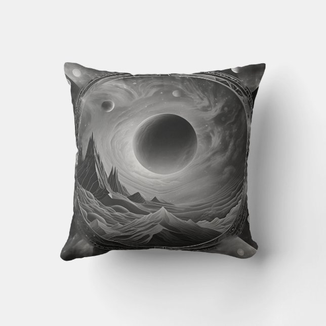 Almofada Composição Geométrica Cósmica (Verso)