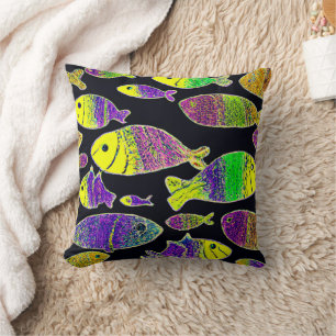 Almofada Comprar de Arte de Peixes Exclusivos Agora