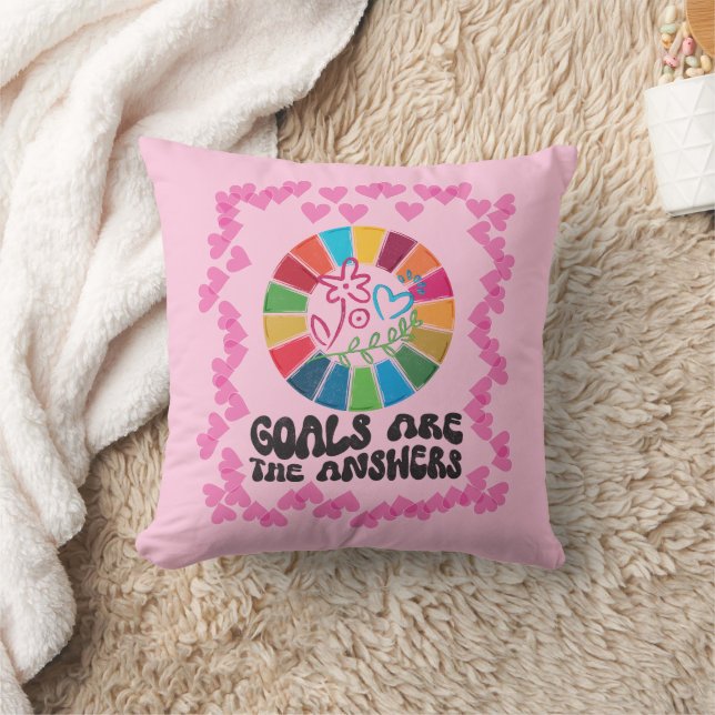 Almofada Compre de forma Sustentável. Viva com Intenção. Me (Cobertor)
