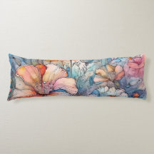 Aquarela de Padrão de Flor