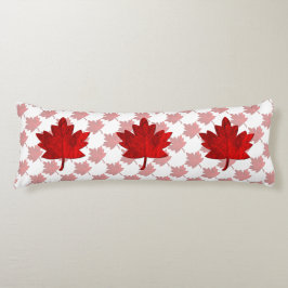 Almofada Comprida Canada-Maple Leaf por Shirley Taylor