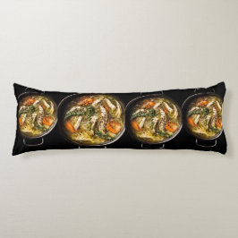 Almofada Comprida Comfort Kitchen Chicken Soup Body Pillow – Cozy
