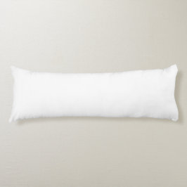 Almofada Comprida Corpo Branco Pillow 20" x 54"