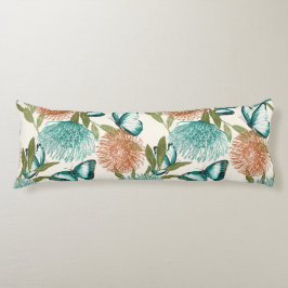 Almofada Comprida Cushion Floral Butterfly