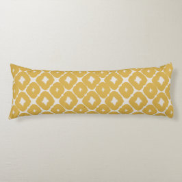 Almofada Comprida Customizable Boho Mustard Diamonds Cushion