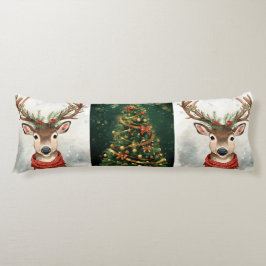 Almofada Comprida Cute Reindeer Christmas Bedding For Body Pillow