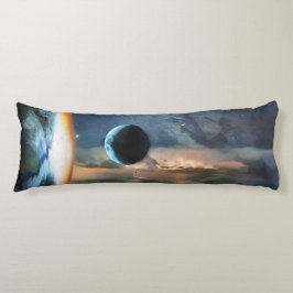 Almofada Comprida Espaço, Lua e Terra