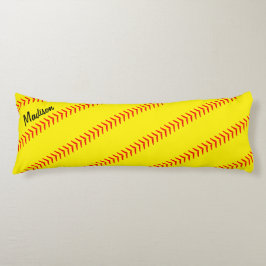 Almofada Comprida Esportes De Texto/Nome Personalizado Do Jogador De