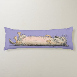 Almofada Comprida Funny Dachshund Dog Body Pillow