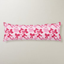 Laços Rosa Vermelho Coquette Desenhados à Mão Prep