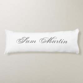 Almofada Comprida Monograma 3d de Letra Mínima