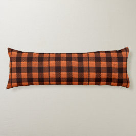 Almofada Comprida Olhar Checkered de serapilheira do teste padrão do