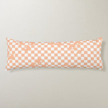 Peach Fuzz Cherry Gingham Patterno