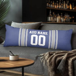Almofada Comprida Team Jersey com nome e número personalizados