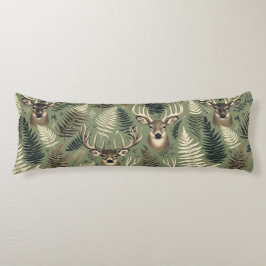 Almofada Comprida Terthy Deer Antlers & Ferns