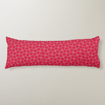 Travesseiro Corpo Padrão Trevo Rosa Retro
