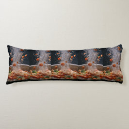 Almofada Comprida Vibrant Veggie Explosion Art – Dynamic Boiling Pot