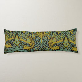 Almofada Comprida William Morris Peacock Dragon Wallpaper