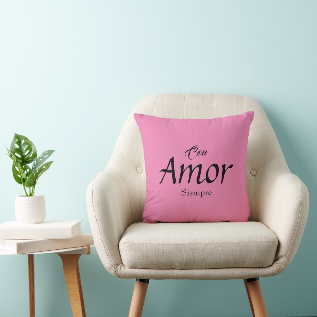 Almofada Con Amor, Siempre Travesseiro decorativo (Cadeira)