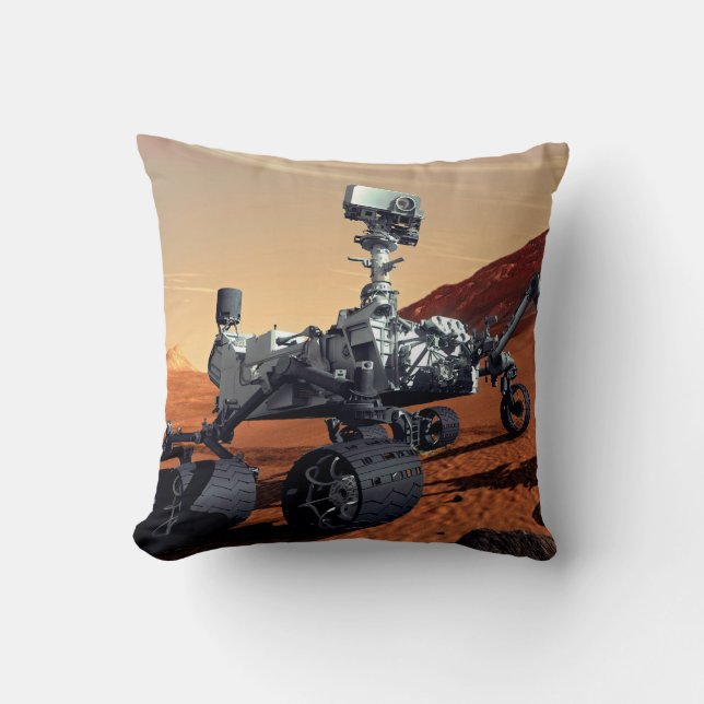 Almofada Conceito Artístico do Rover Curiosity da NASA para (Frente)