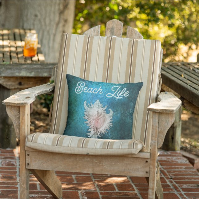 Almofada Conch Shell "Beach Life" (Cadeira)