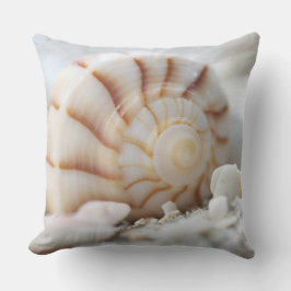 Almofada Conchas no Travesseiro decorativo de areia