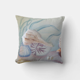 Almofada Conchas num travesseiro decorativo