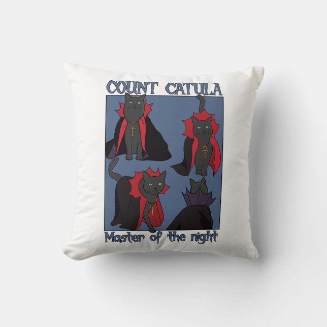 Almofada Conde Catula Mestre da Noite (Frente)