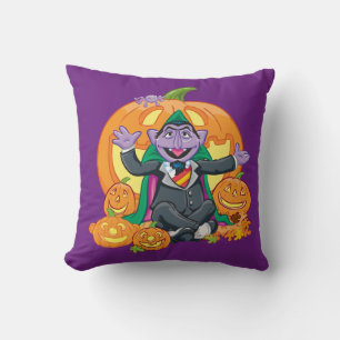 Almofada Conde von Count   Abóboras de Halloween