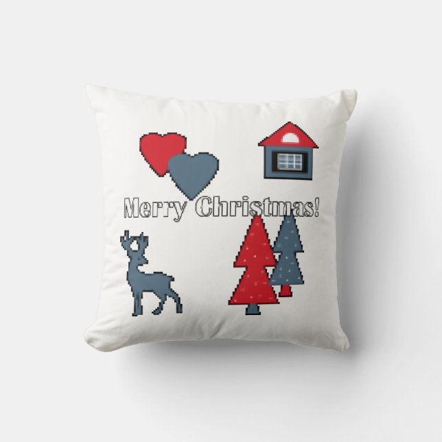 Almofada Condecorações de Natal (Frente)