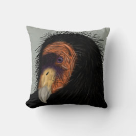 Almofada Condor-da-Califórnia Ilustrado