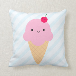 Almofada Cone do sorvete de Kawaii