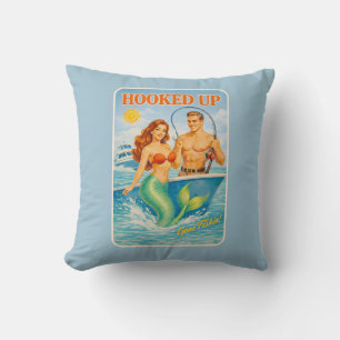 Almofada Conectada à Linha de Pesca Pin-up Sereia Náutica